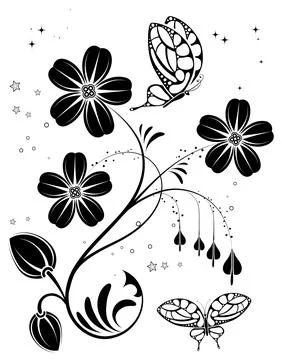 Flower background Stock Illustration