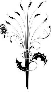 Flower background Stock Illustration