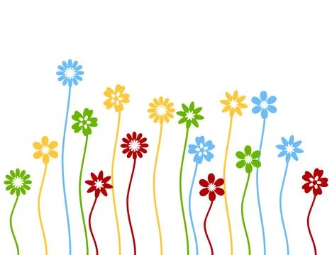 Flower a background Foto stock