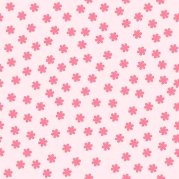 Flower background. Seamless vector pattern Stock Illustration