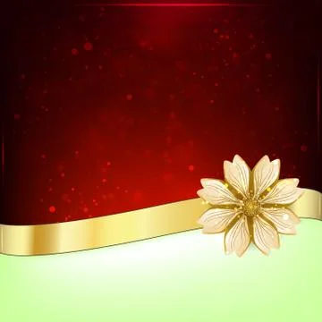 Flower background with space for text Stock Illustration