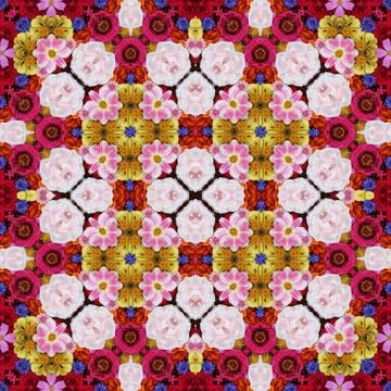 Flower background, the top view. Stock Photos