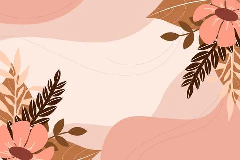 Flower Background Vector Stock Illustration