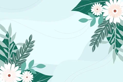Flower Background Vector Stock Illustration