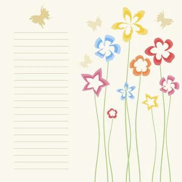 Flower a background2 Foto stock