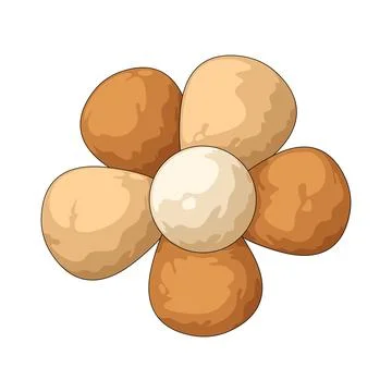 Flower balloon illustration Stock Illustration