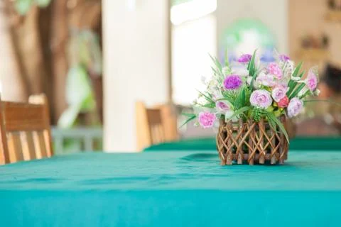 Flower basket Stock Photos