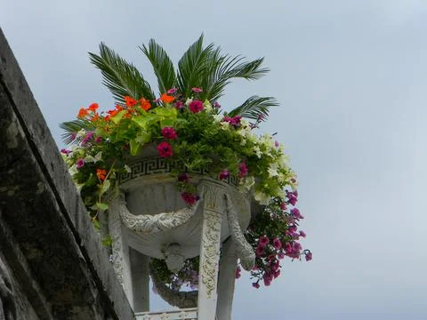 Flower bed in the park. Foto stock