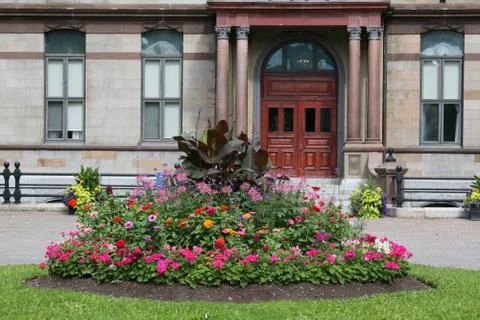 Flower bed Stock Photos