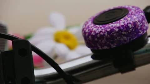 Flower Bike (refocus) 2 Stock Footage 22242002