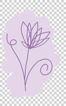 Flower blot Stock Illustration
