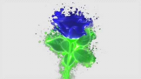 Flower blue Stock Footage 262137898