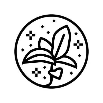 Flower boho line icon vector illustration Stock Illustration