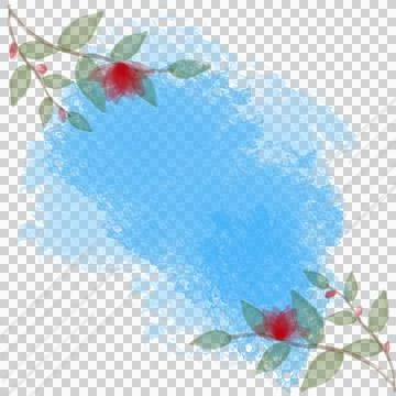 Flower border Stock Illustration