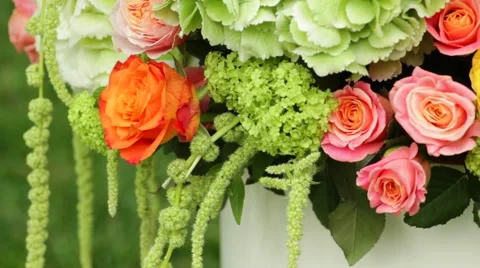 Flower bouquet Stock Footage 40619075