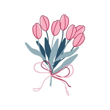 Flower bouquet Stock Illustration