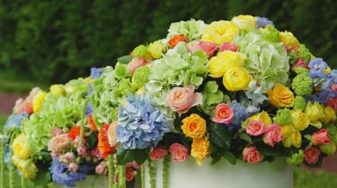 Flower bouquets Stock Footage 40619111