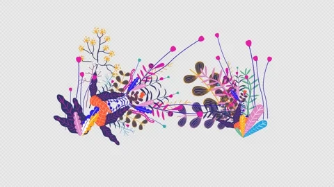 Flower box Video stock 247114832