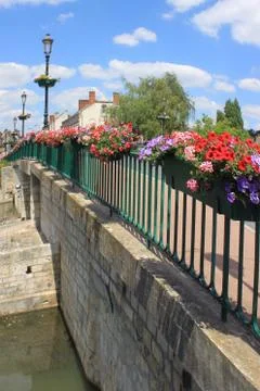 Flower bridge Stock Photos