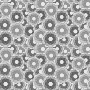 Flower Buds Grayscale Stock-Illustration