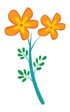 Flower Buds Vector Illustration Illustrazione stock