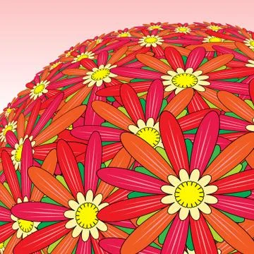 Flower bunch Stock Illustration