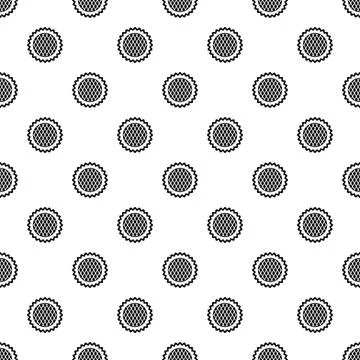 Flower cake pattern seamless Stock Illustration