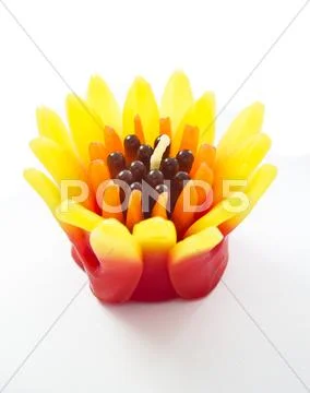 Flower candle Stock Photos
