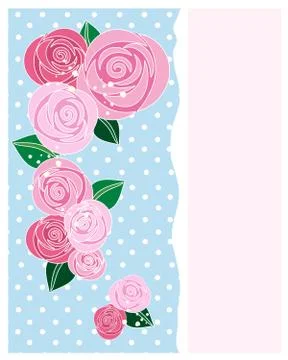 Flower card Stock Illustration