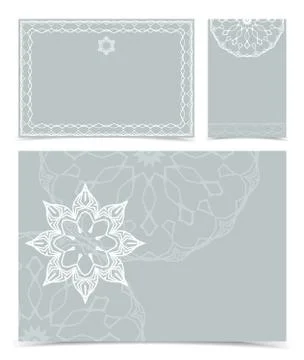 Flower Cards Stock Illustration