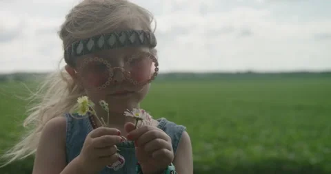 Flower Child Stock Footage 142118735