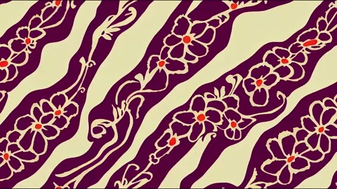 Flower chintz indian animation seamless . Botanical batik paisley Stock Footage 220121880