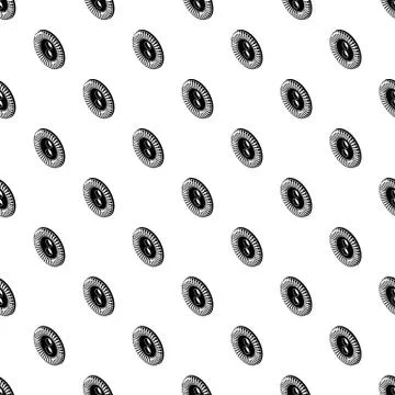 Flower clothes button pattern seamless Stock Illustration