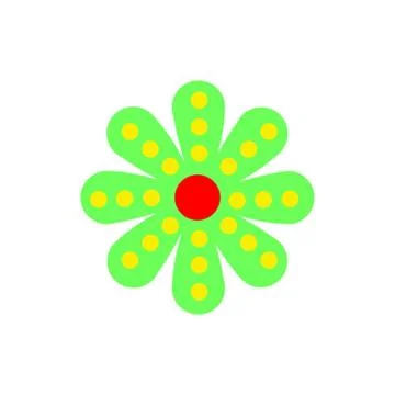 Flower in colors Stock Illustration
