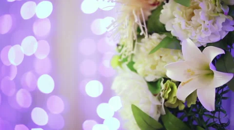 Flower decoration bokeh Stock-Footage 45041668