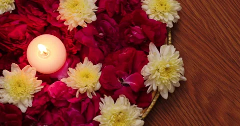 Flower decoration Stock Footage 255928956
