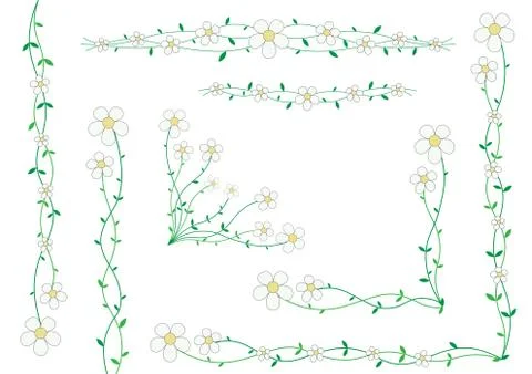 Flower decoration Stock Illustration