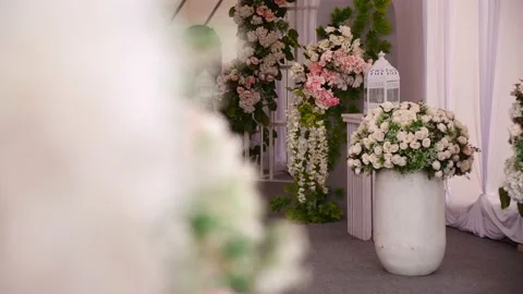 Flower Decorations Video stock 205115764