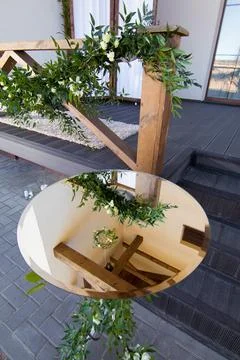 Flower decorations for home, decorative elements Fotos de archivo