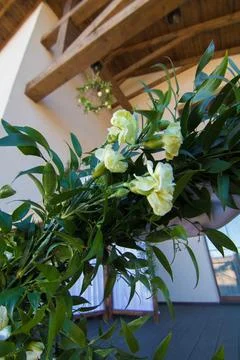 Flower decorations for home, decorative elements Foto stock