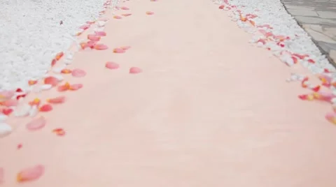 Flower decorations on the wedding Stock Footage 57219709