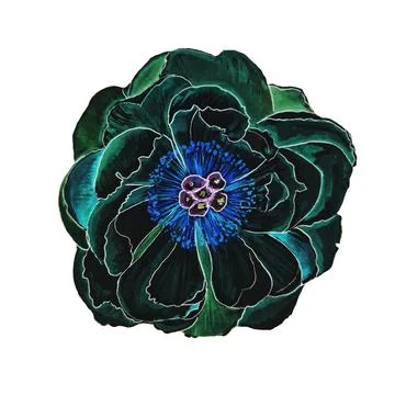 Flower delicate pink Stock Illustration