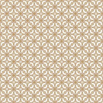 Flower Design Geometric Wallpaper Pattern Stock Illustration