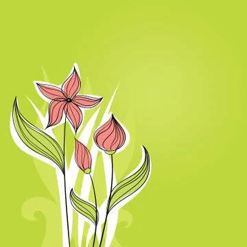 Flower design Stock Illustration