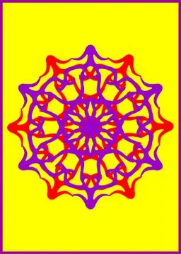 Flower Design Illustrazione stock