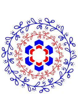 Flower Design Stock Illustration