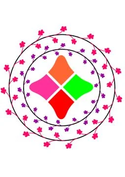 Flower Design Stock Illustration