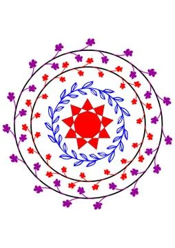 Flower Design Stock-Illustration