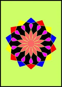 Flower Design Stock Illustration