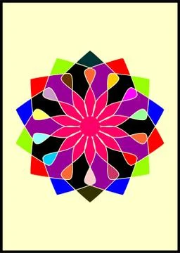 Flower Design Stock Illustration